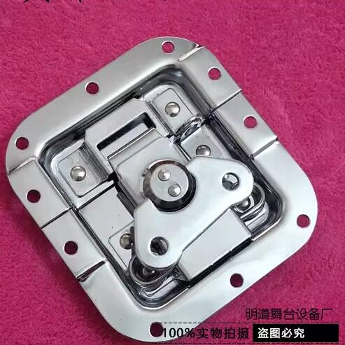 航空箱锁扣带弹簧锁扣压边中挂锁