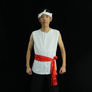 阿宝服装演出服农民服装地道战服装八路服装演出服民兵出租包邮