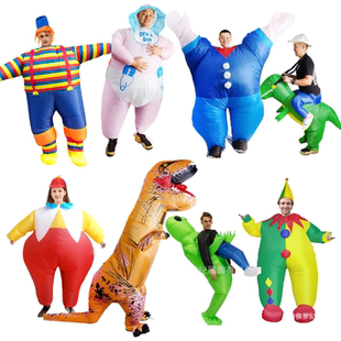 充气人偶服卡通服道具出租赁幼儿园活动万圣节舞台服装租衣服