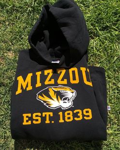 University of Missouri vintage密苏里大学美式复古连帽卫衣情侣