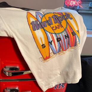 Autismss宝藏屋 好物推荐！硬摇滚乐复古vintage宽松学生短袖T恤