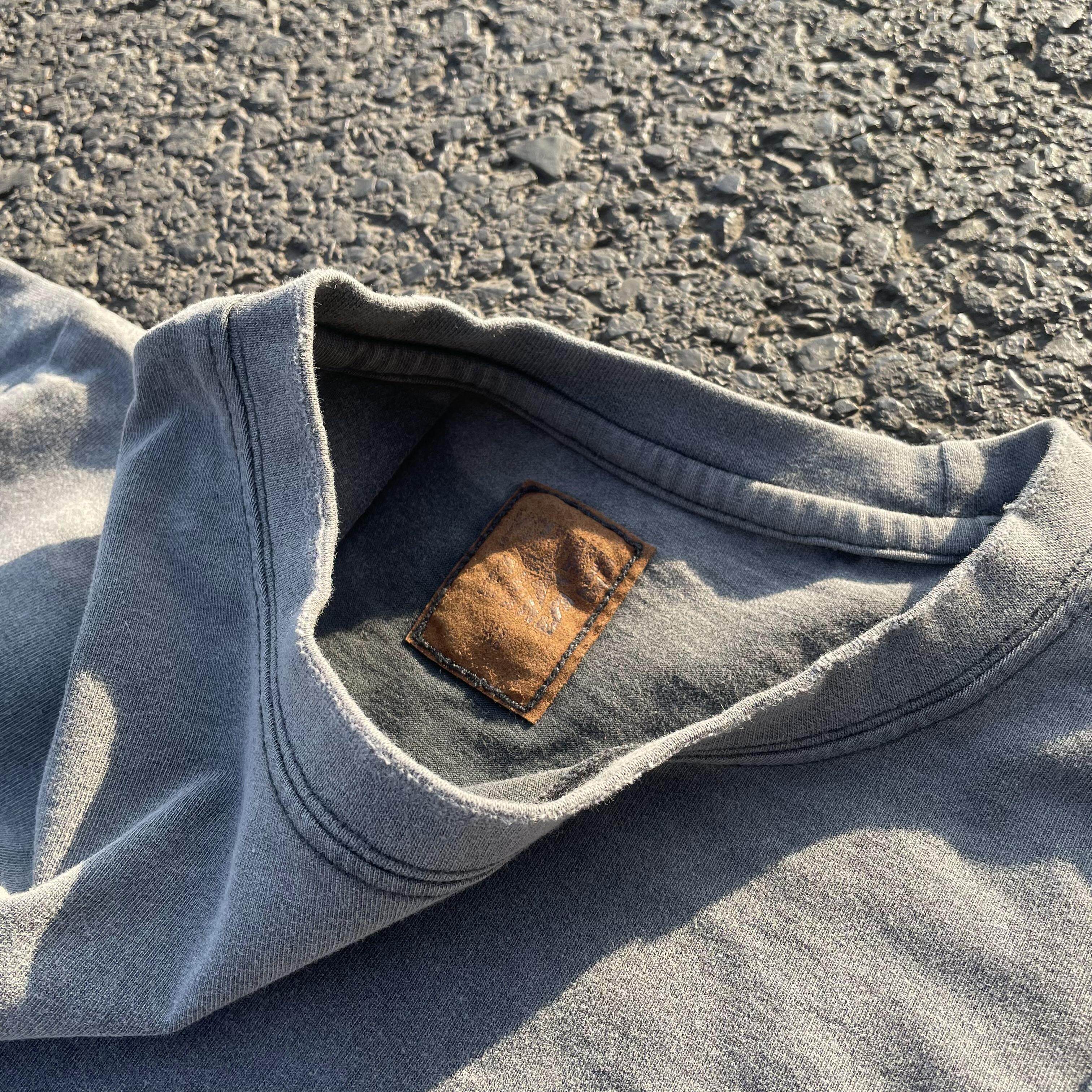 무게는 270그램  씻고 괴로워  아미 카키 아메리칸 레트로 헤비급 퓨어 코튼 반팔 티셔츠[남성 및 여성용]