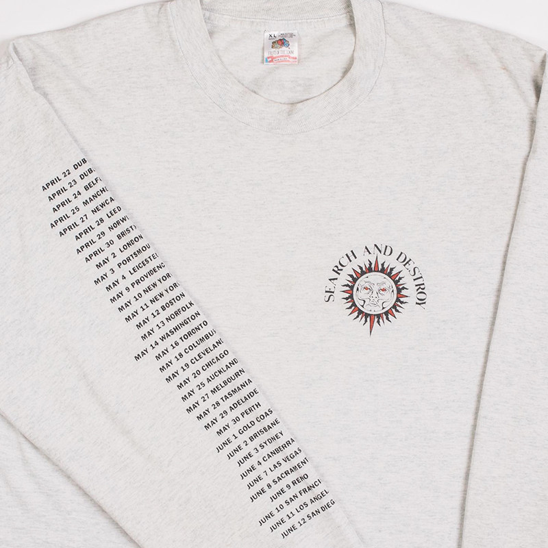 Autismss宝藏屋！复古朋克乐队Rollins Band长袖T恤Longsleeve