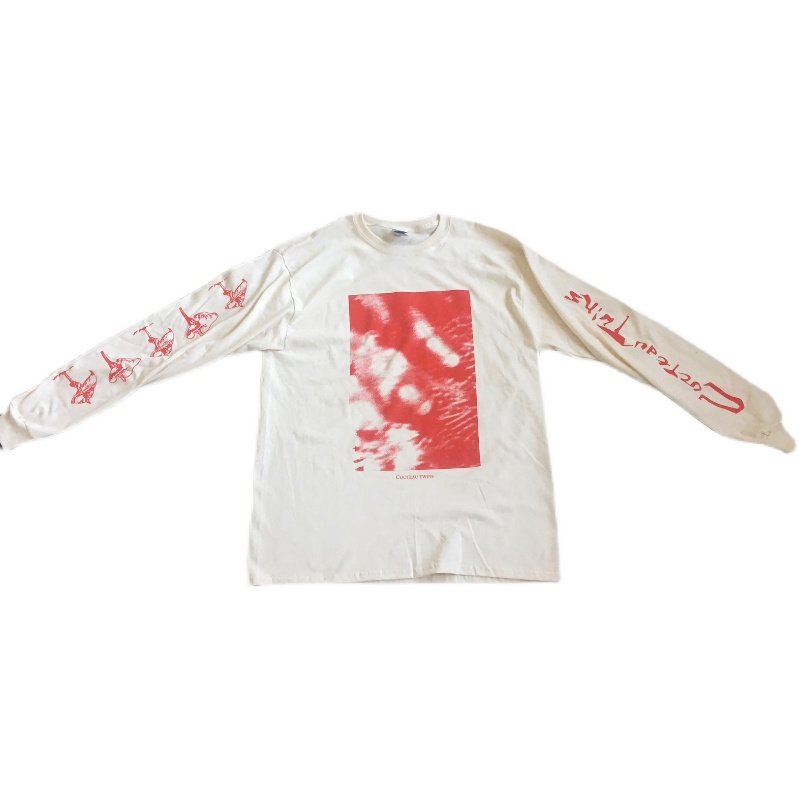 AUTISMSS TREASURE HOUSE INS NICHE VERSATILE ARTISTIC TREND HIGH STREET UNI LOOSE LONG-SLEEVED T-SHIRT