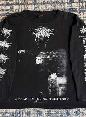 Autismss宝藏屋 平价好物！重磅复古Darkthrone黑暗王座长袖T恤