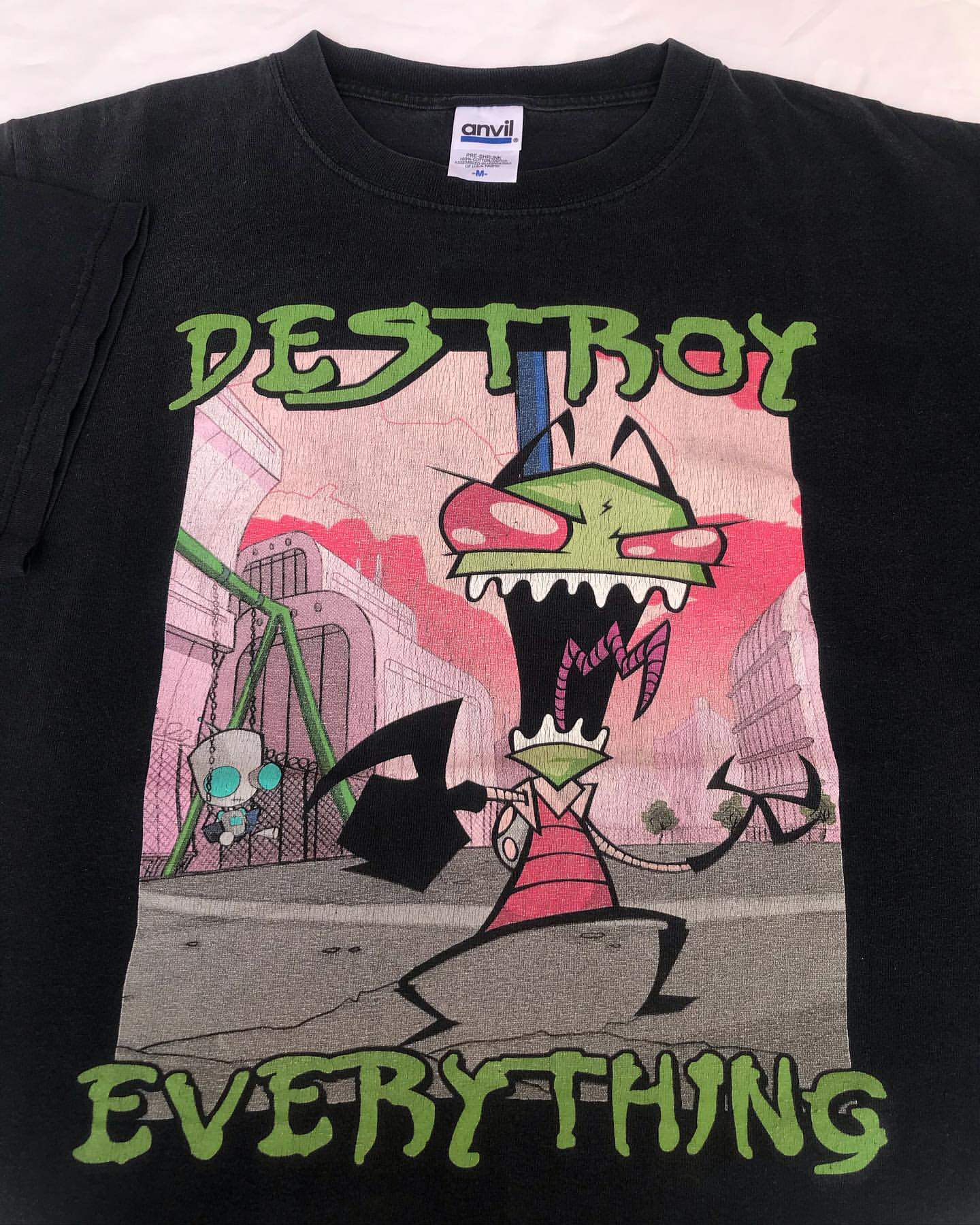 오티즘의 보물창고 추천 아이템  일본 애니메이션 복고풍 올드 스쿨 남성과 여성 반팔