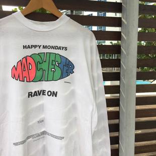 曼切斯特音乐MADCHESTER百搭潮牌高级感运动休闲长袖T恤男女同款