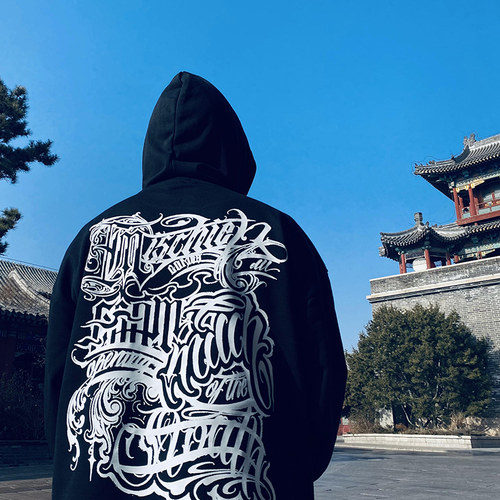 奇卡诺英文卫衣秋冬款