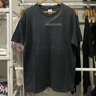 nails九寸钉乐队男女简约情侣短袖 inch T恤 nine Autismss宝藏屋