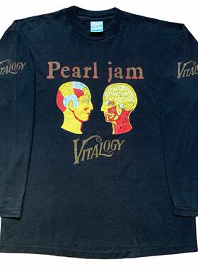 Autismss宝藏屋 好物推荐 Pearl Jam乐队 Longsleeve 男女长袖T恤