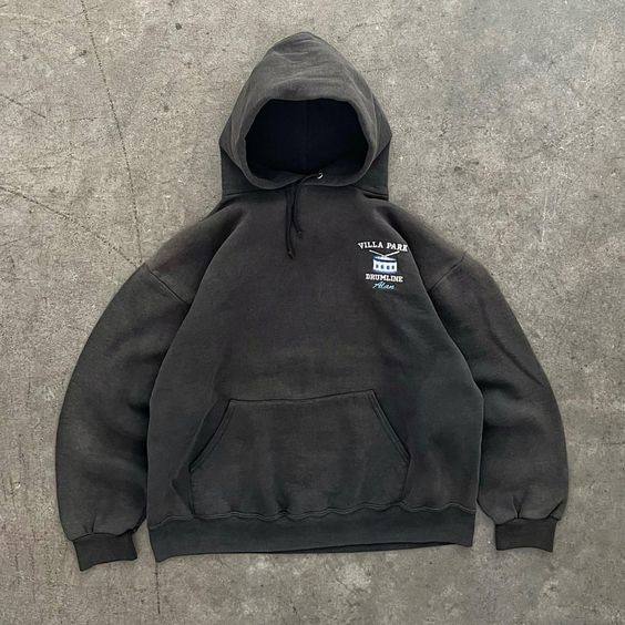 AUTISMSS TREASURE HOUSE  BLOCKBUSTER GOOD THINGS RECOMMENDED  400G SIMPLE LITTLE ENGLISH STUDENT LOOSE HOODED SWEATSHIRT