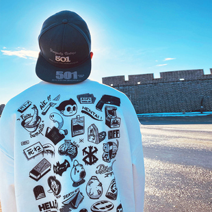 Autismss宝藏屋！Rare! Patchwork sweater  Streetwear圆领卫衣