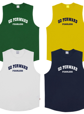 GO FORWARD 励志健身篮球运动加大码潮牌456XL背心街舞嘻哈打底衫