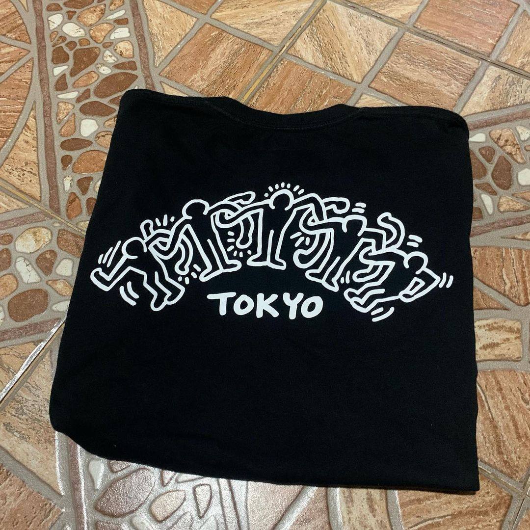 Autismss宝藏屋涂鸦艺术家Keith Haring牵手小人潮牌短袖T恤男女