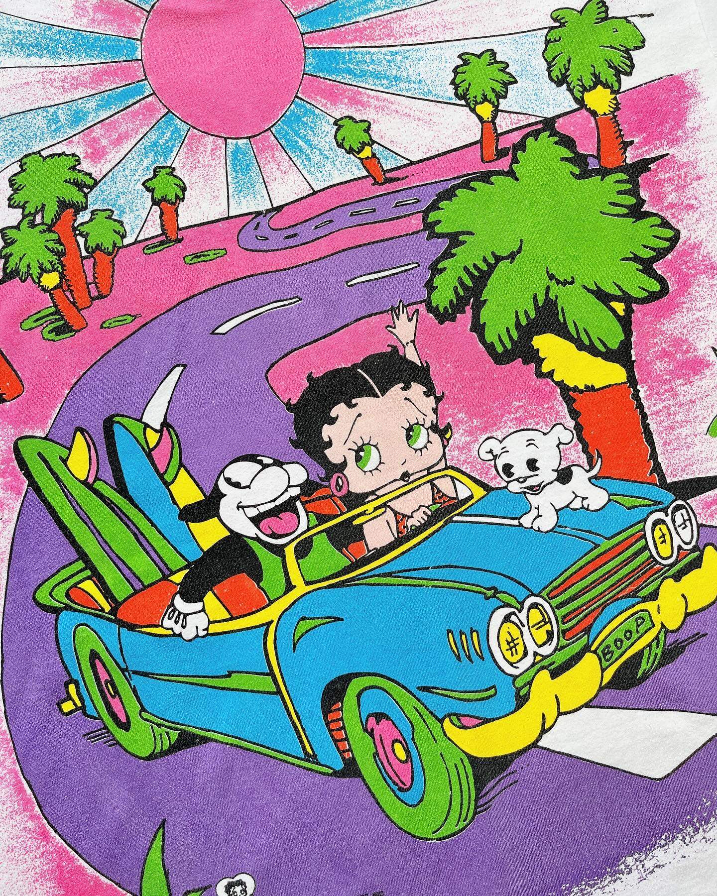 AUTISMSS TREASURE HOUSE MISS BETTY MISS BETTY반팔 귀여운 애니메이션 반팔 티셔츠