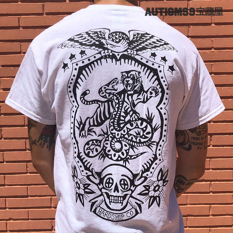 Autismss宝藏屋 后背抽象重磅潮牌T恤街头风oldschool垂感大码,服饰配件/皮带/帽子/围巾,防晒帽,淘宝优惠券,粉丝福利购,淘宝优惠卷