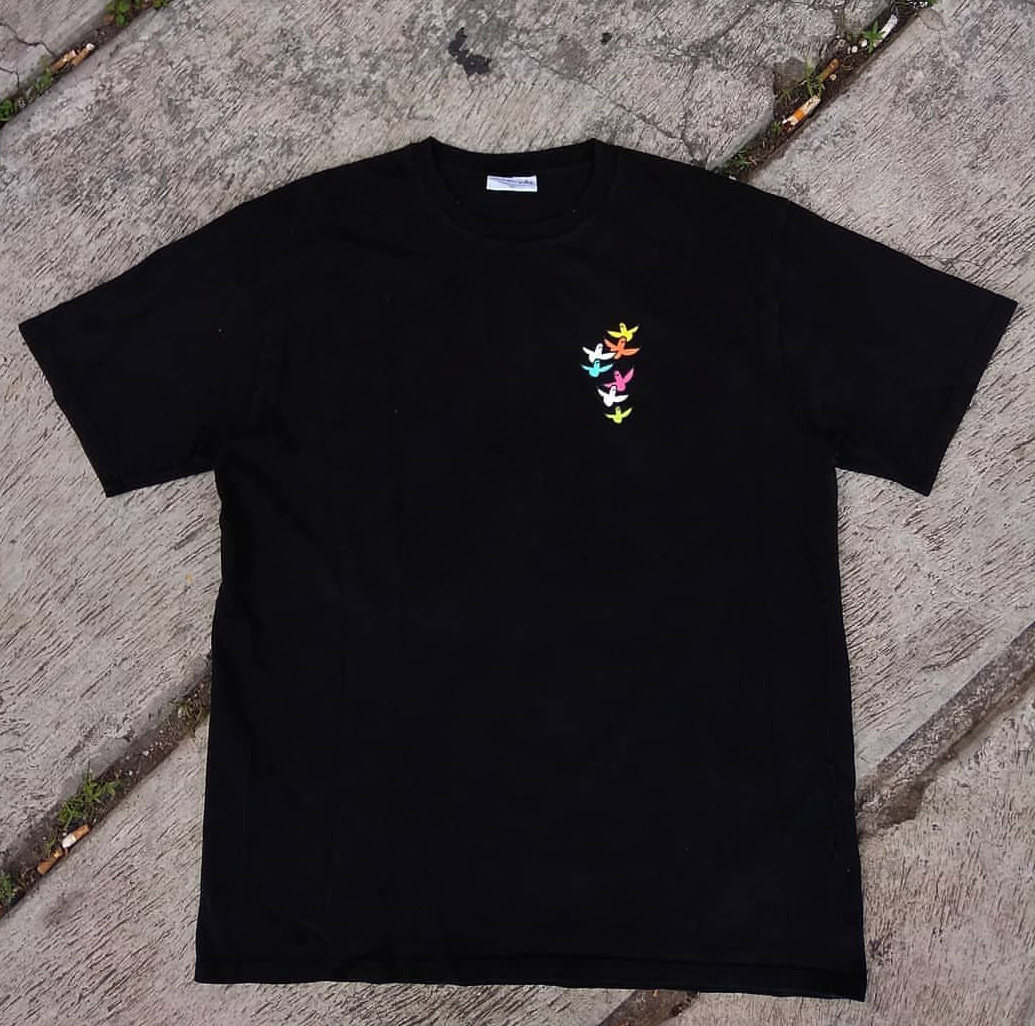 자폐증의 보물창고  얼음은 통과할 수 없는 느낌이에요  아메리칸 레트로 올드스쿨 빈티지 반팔 티셔츠 트렌디 브랜드