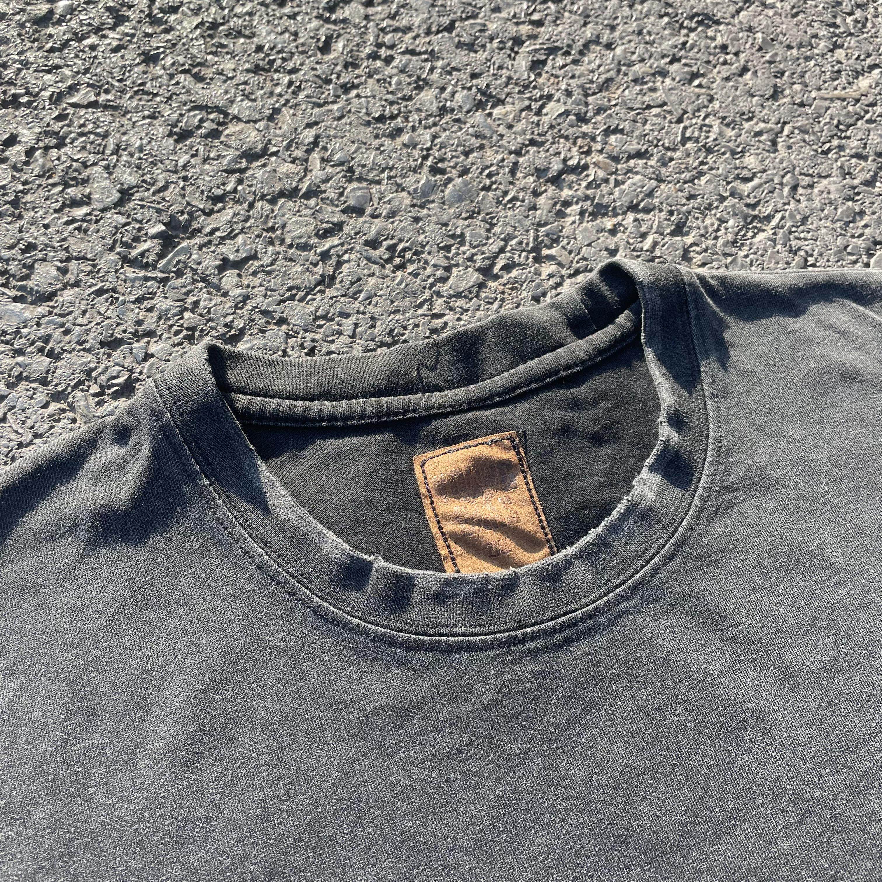 무게는 270그램  씻고 괴로워  아메리칸 아미카키 찢어진 하이웨이트 남녀공용 반팔 티셔츠