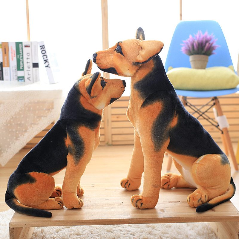 仿真狗狗玩偶毛绒玩具假狗大型狼狗模型摆件德牧羊犬公仔男生礼物