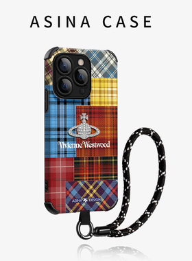 西太后拼贴适用苹果17手机壳新16Promax全包15Pro防摔高级ip13小众7/8潮牌11Promax男女ip16带挂绳xs保护套