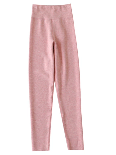 Бархатные удерживающие тепло леггинсы, термобелье, утепленные базовые штаны, высокая талия