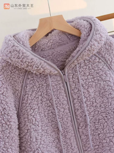 Бархатная утепленная коралловая пижама для влюбленных, бархатный комплект с капюшоном