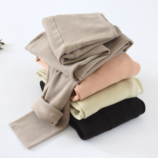 打底加绒裤 线裤 棉裤 秋裤 高腰德绒女士发热保暖裤 内穿收腹衬裤 冬季