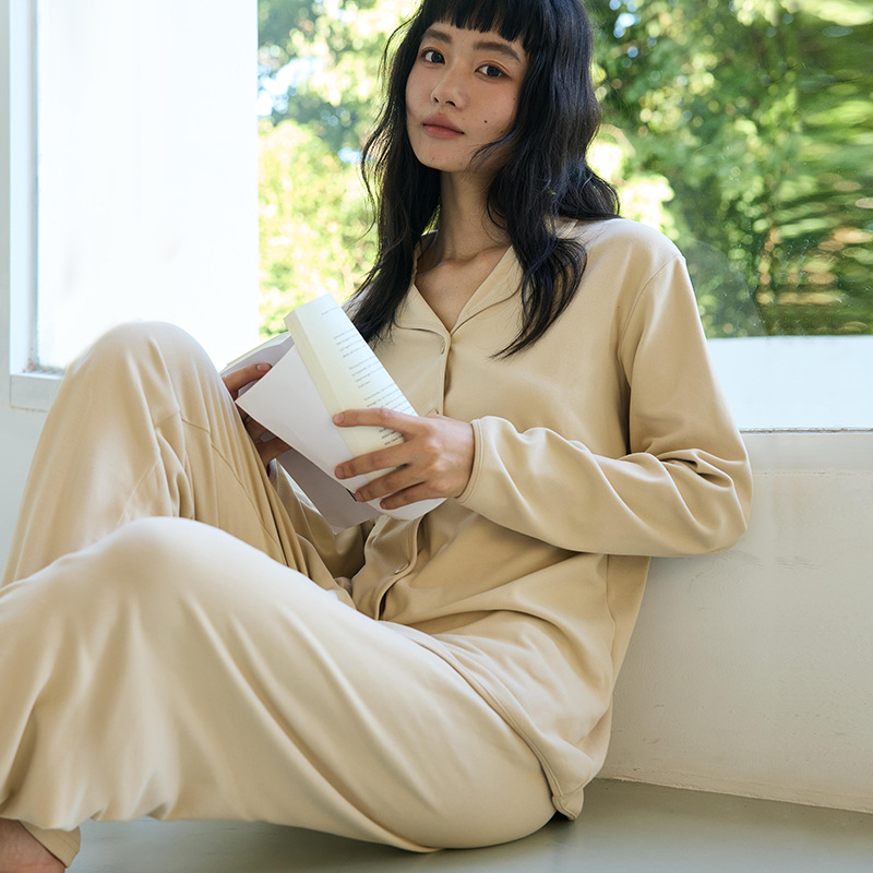 慵懒风~秋季新款女士睡衣套装