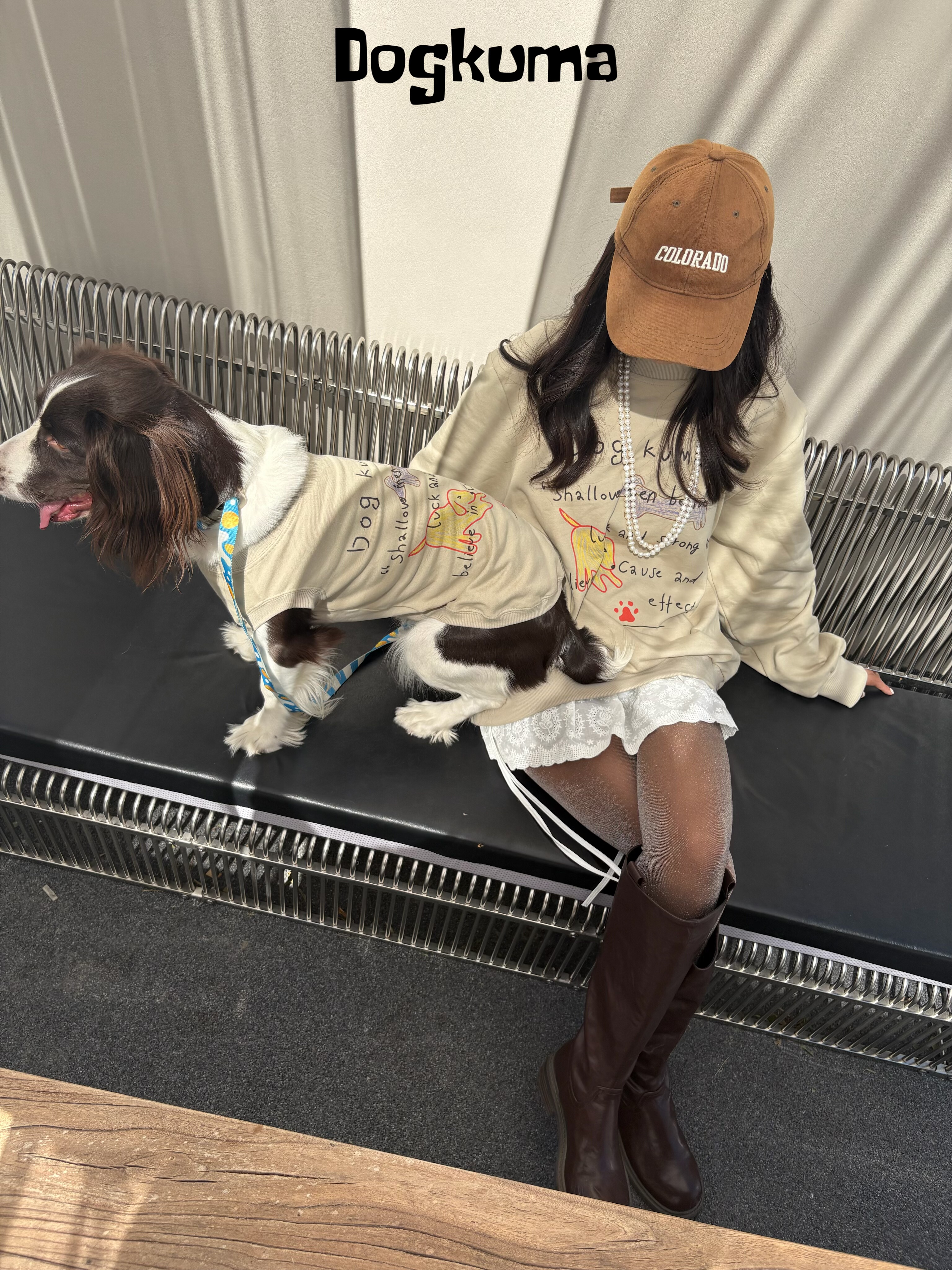 Dogkuma秋冬季人宠同款猫狗亲子卫衣小中大型犬狗狗衣服