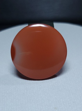 Z110303 12.3克，顶细无结构润泽天然“抬头见喜”南红平安牌