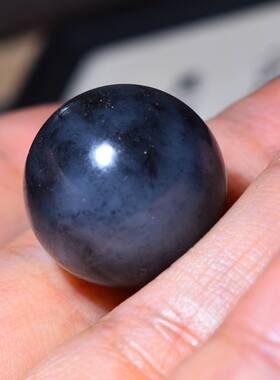 新疆的猫16mm，6.5克高脂高油高细青花籽料圆珠SBH272