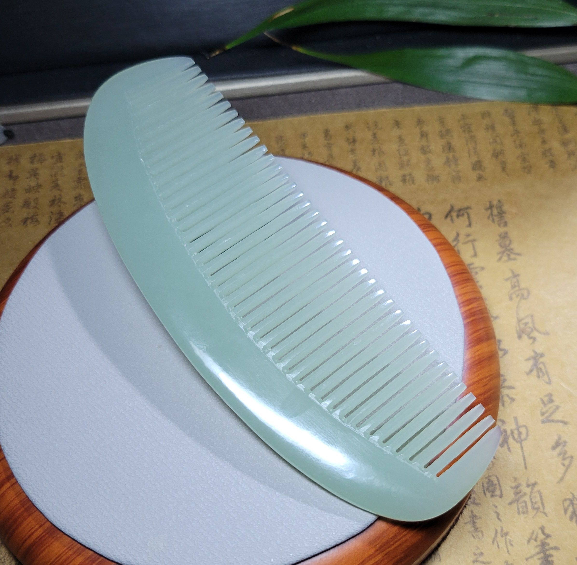 新疆的猫Z123003 43.9克，高油份细润色泽晴爽靓美青白玉精美梳子,珠宝/钻石/翡翠,其他,淘宝优惠券,粉丝福利购,淘宝优惠卷