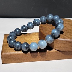 新疆的猫C121802 49.8克，油乎乎高脂粉青花籽料圆珠手串