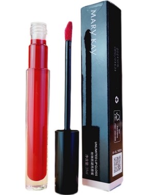 玫琳凯凝亮唇蜜淡粉芭蕾裸色玫瑰/液体口红310樱桃红/唇彩亮艳红