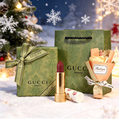 Gucci古驰经典 圣诞礼物 倾色口红干花礼盒系列套装