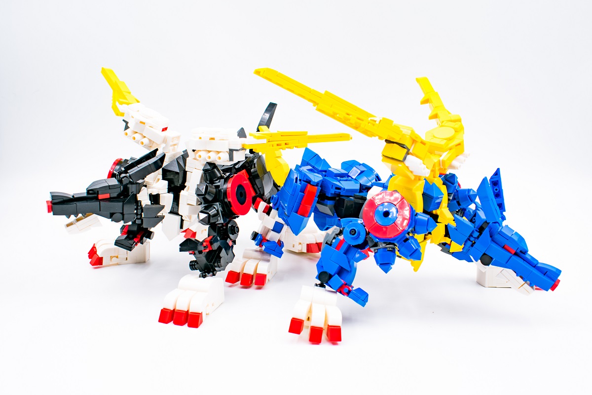 鸟叔积木拼装积木益智数码暴龙