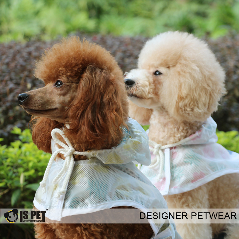 ISPET艾斯彼特 清仓 狗狗衣服 春夏斗蓬连帽狗雨衣 RC0006 宠物服
