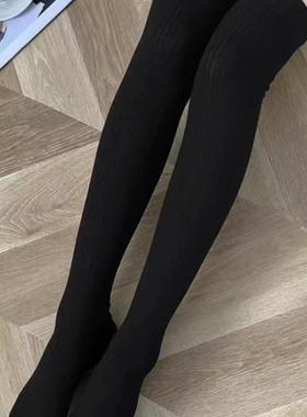 秋冬季保暖防臭精纺羊毛女士过膝袜