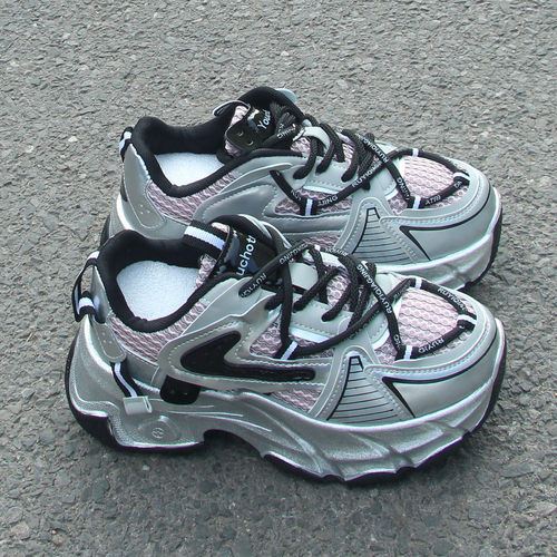 春季老爹鞋增高厚底运动鞋复古百搭休闲鞋女鞋