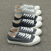 百搭平底橡胶鞋 2024特惠针织布帆布鞋 女日韩风休闲系带低帮板鞋