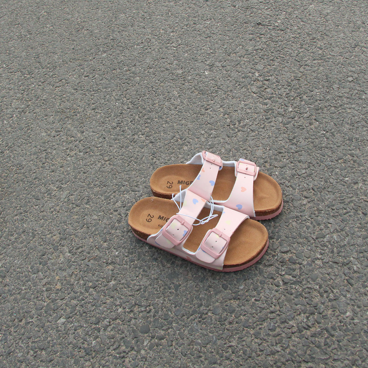 11.27孤品儿童软木PU休闲拖鞋夏季凉鞋外穿拖童拖鞋