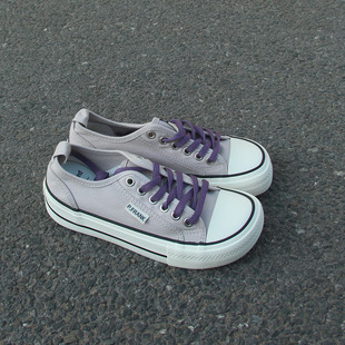 12.25孤品女鞋 低帮系带芒果头翘底休闲帆布女鞋