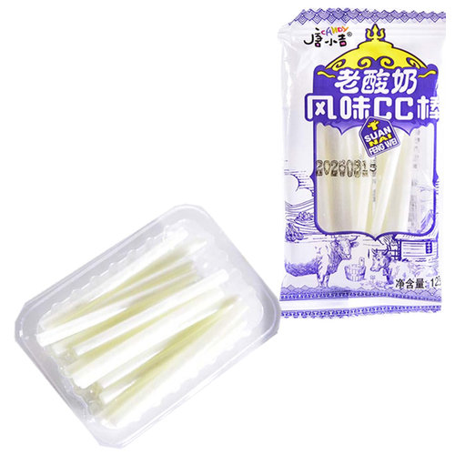 唐小吉老酸奶风味CC棒其他糖果约12克批发