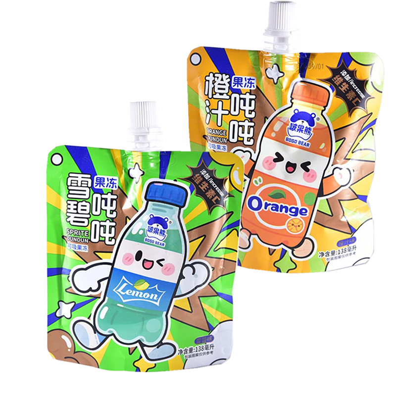 吨吨饮料香橙雪碧口味随机发货夏季饮品可吸大包装138ml批发