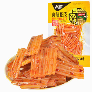 爽脆粉皮真空包装8090后儿时怀旧小吃零食品麻辣味批发