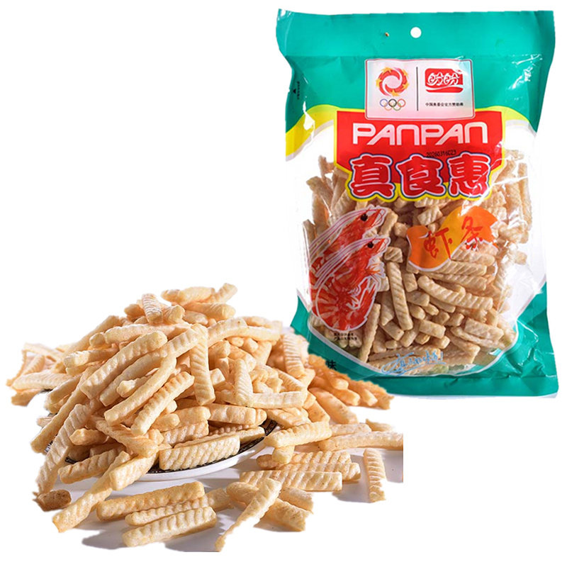 盼盼真食惠虾条膨化食品约80克批发
