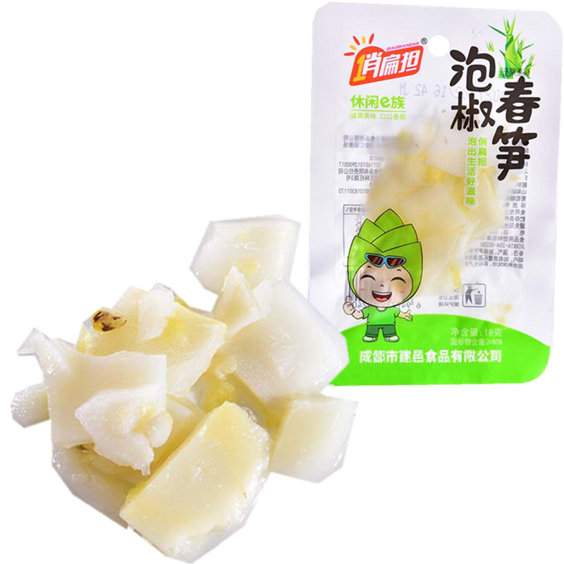 俏扁担泡椒春笋酱腌菜约18克批发