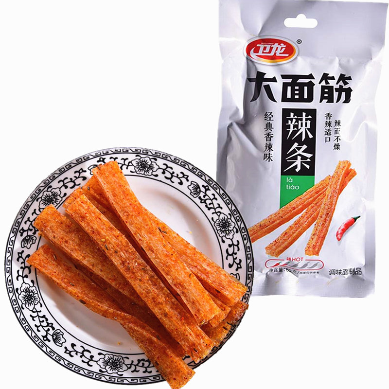 卫龙大面筋调味面制品约65克批发