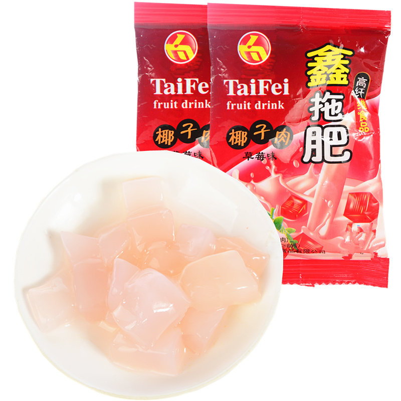 特色休闲小吃零食辣条果冻布丁鑫拖肥休闲小吃食品30克批发味随机