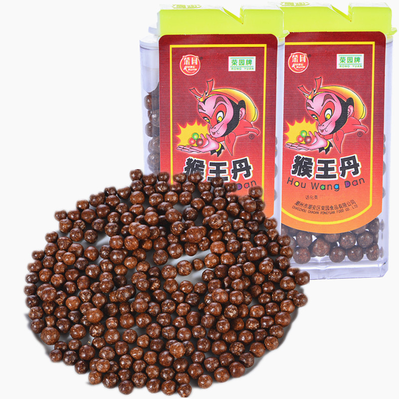 猴王丹8克8090后儿时童年怀旧小吃零食风味批发盒装